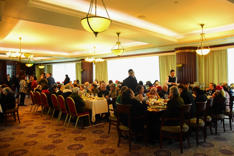 Hilton Beirut Metropolitan Palace's Christmas lunch for the elderly people